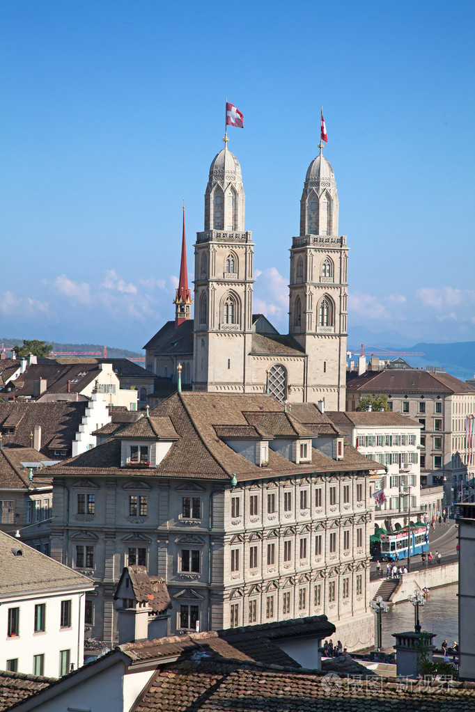 在苏黎世的格罗斯大教堂