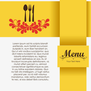 优雅卡为餐厅的菜单的图片