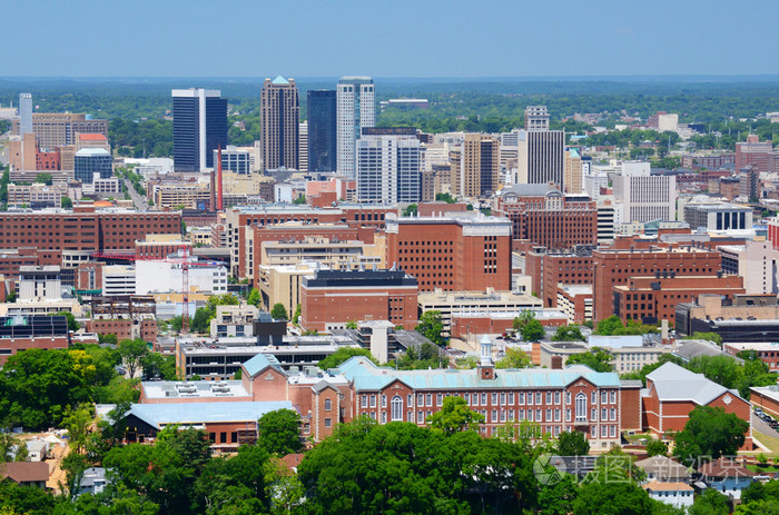 市中心伯明翰阿拉巴马州