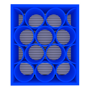 空蓝货架上舍入