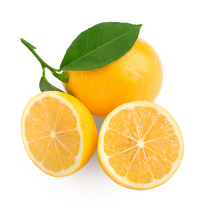 新鲜柠檬柑橘