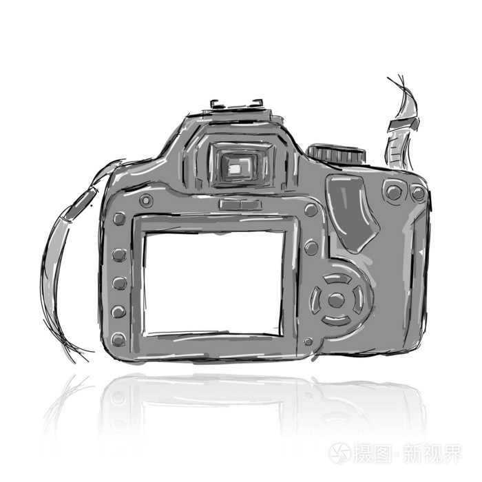 相机为您设计的剪影