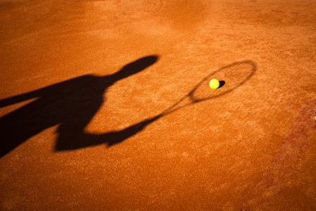 网球影抽象