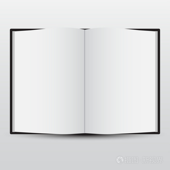 书本空白页面高清图片