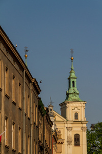 sts 的老教堂。弗洛里安在克拉科夫。波兰