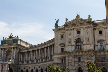 heldenplatz 在霍夫堡宫复杂，维也纳，奥地利