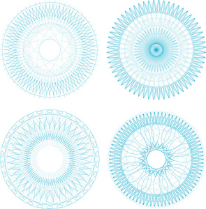 圆的封皮的证书，钱设计元素