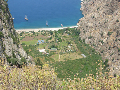 蝴蝶谷深峡安卡拉土耳其