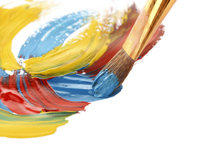 水粉颜料和画笔图片-水粉颜料和画笔素材-水粉颜料和画笔插画-摄图新