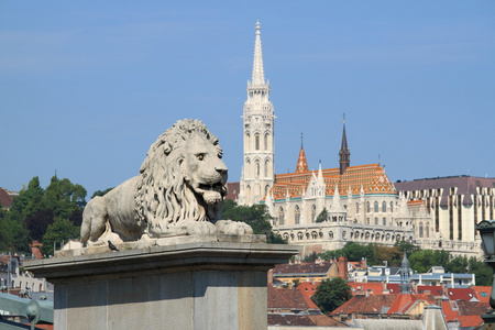 在布达佩斯城市风景图片