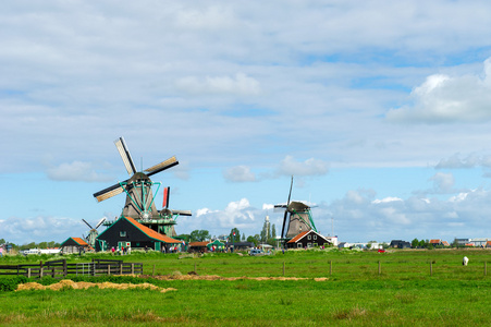 在 zaanse schans 风车