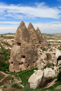 独特的地质结构，卡帕多细亚 土耳其