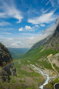 trollstigen。挪威