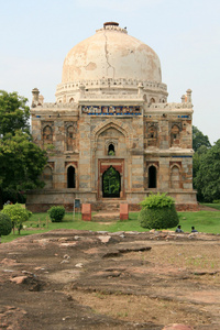 古建筑lodi 花园，德里印度
