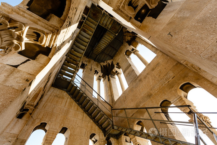 在拆分克罗地亚圣duje大教堂的钟楼内