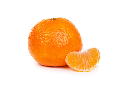 成熟橘红色或白色的片与普通话