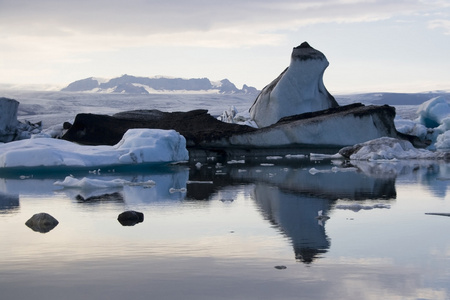 jokulsarlon 浮动冰山