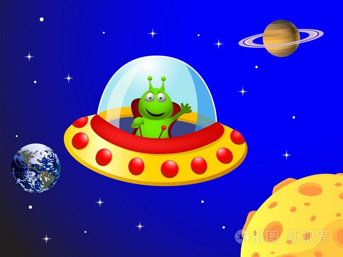 外星人在太空飞船