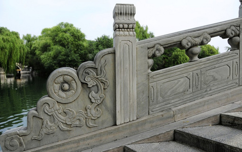 石头扶手图片