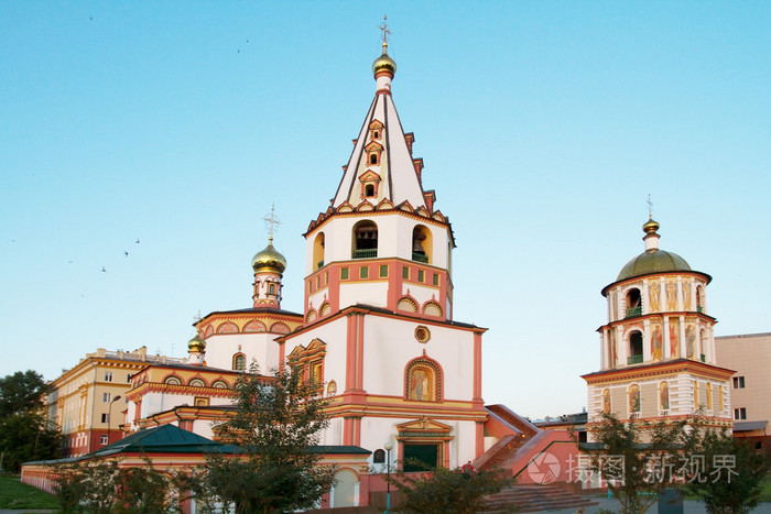 耶和华大教堂 (的主显节大教堂) 在伊尔库次克的现象