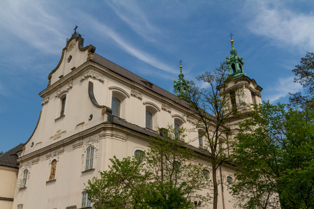 大教堂在克拉科夫旧镇