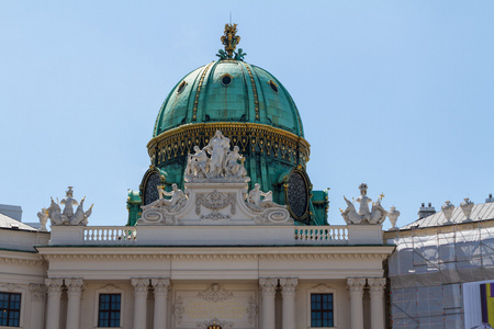 heldenplatz 在霍夫堡宫复杂，维也纳，奥地利