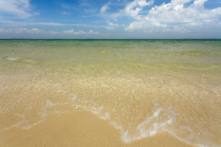 野生热带海滩