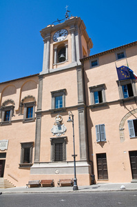 市政厅大厦。塔尔奎尼亚。拉齐奥。意大利
