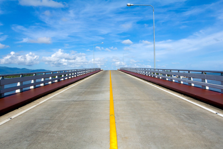 空农村公路转到天空