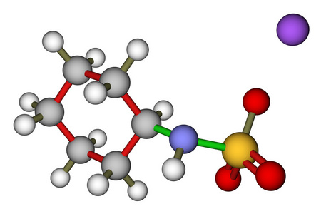 甜蜜的科学甜蜜素分子的结构照片