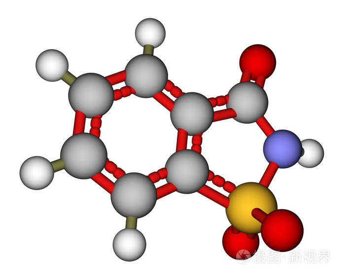 糖精分子模型