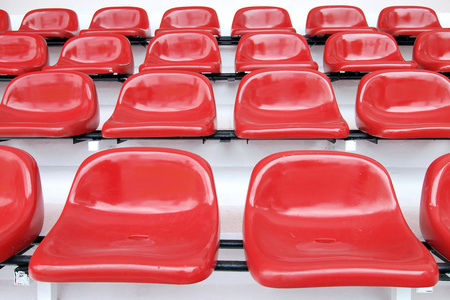 红色座位在泰国 thep hasadin 体育场