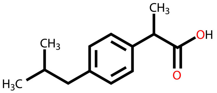 布洛芬结构式