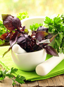 欧芹和罗勒图片