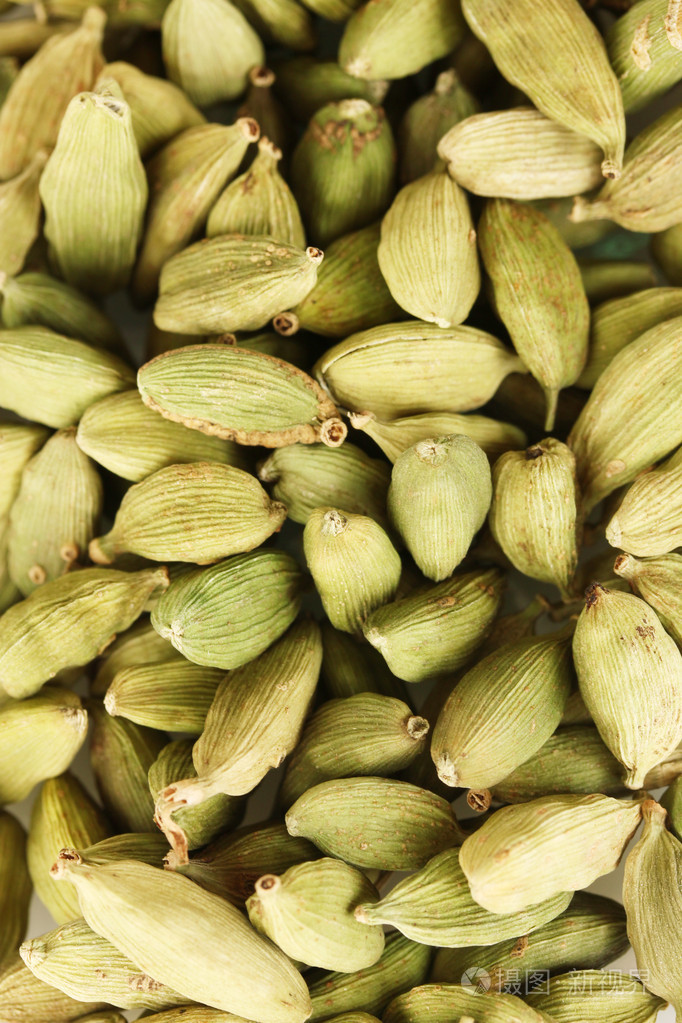 绿色小豆蔻特写