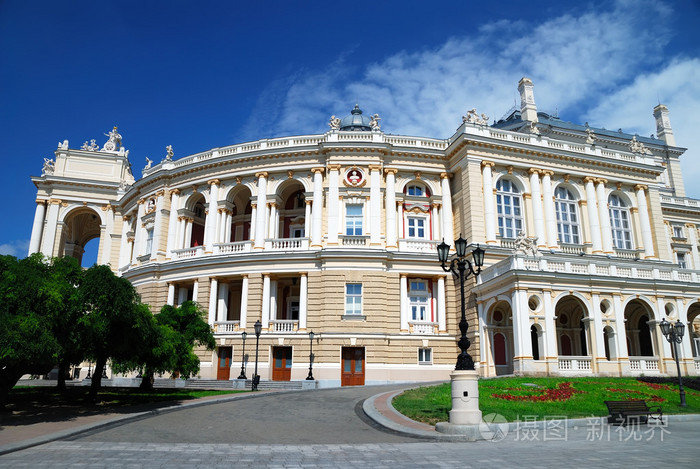 傲德萨，乌克兰歌剧院的外观