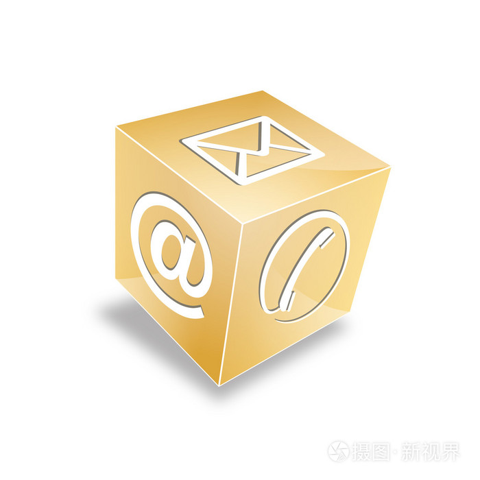 在电子邮件的电子邮件热线 kontaktfomular 呼叫中心系统调用象形标志符号多维数据集的 3d 接触多维数据集电话