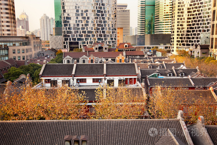 旧中国的房子高上升新天地卢湾区上海市
