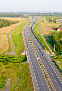 鸟瞰的公路