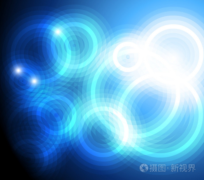 蓝色时尚幻想背景插画 正版商用图片19y5r7 摄图新视界