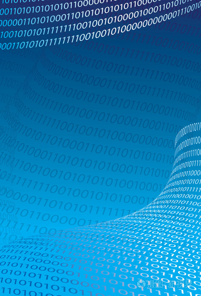 抽象二进制代码背景