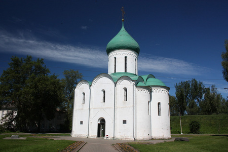 圣洁变形的大教堂。俄罗斯雅罗斯拉夫尔地区 佩扎列斯基