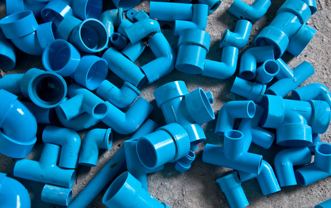 pvc 的下水道管道照片