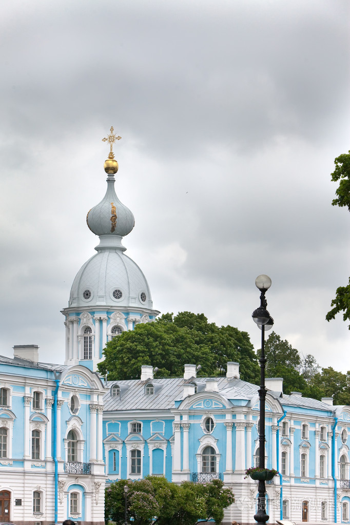 smolnyi 大教堂 (斯莫尔尼修道院) 圣 petersburg.russia