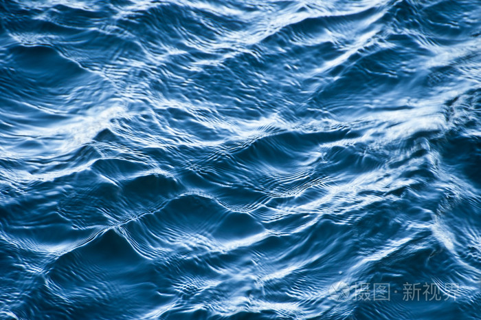 蓝色波浪