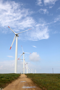 风电机组生产替代能源图片