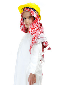 小可爱阿拉伯文儿童工程师图片