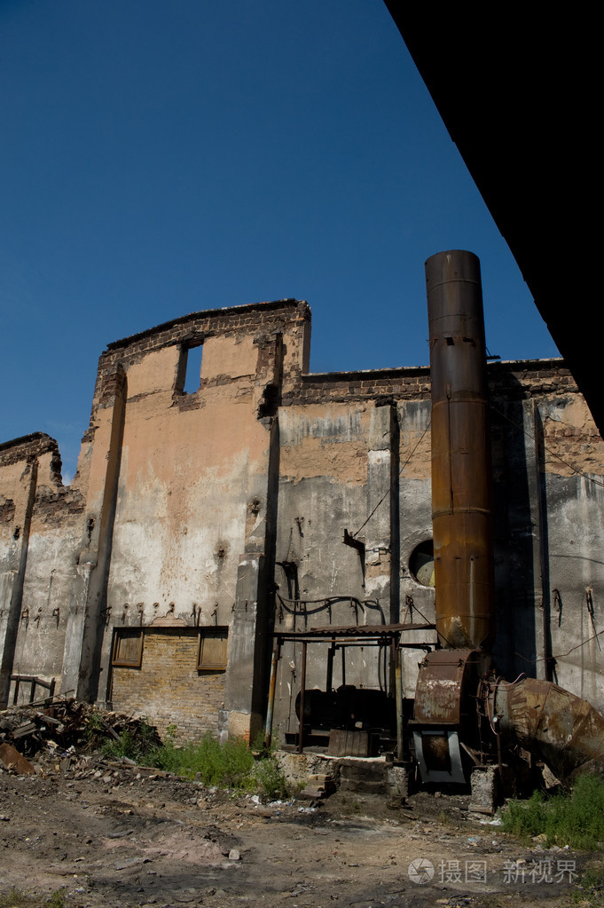 被摧毁的建筑物