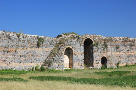 考古地点的古代失败 nikopolis