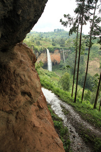 西皮瀑布乌干达 非洲